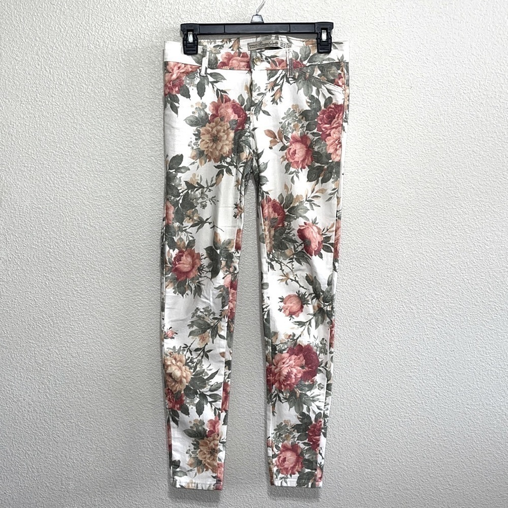 Zara Floral Jegging Jeans